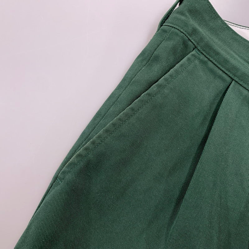 【中古品】【メンズ】 DESCENDANT ディセンダント 241WVDS-PTM09 DC-3 TWILL TROUSERS ツイル トラウザーズ パンツ ボトムス ズボン 153-260812-cs-05-izu サイズ：1 カラー：グリーン 万代Net店