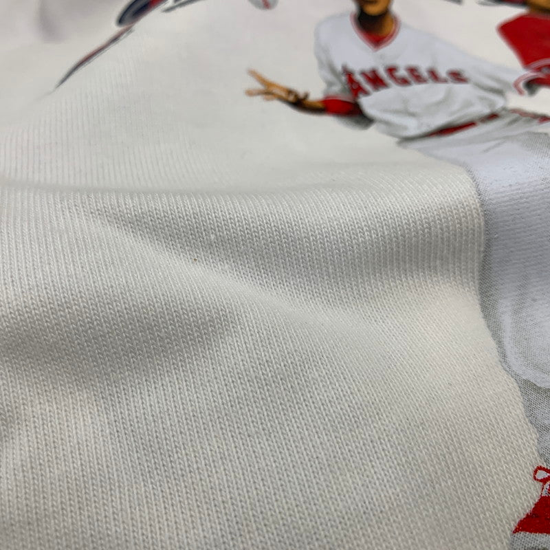 【中古品】【メンズ】 APPLEBUM アップルバム × MLB ANGELS LA ANGELS BOY TEE ロサンゼルス・エンゼルス Tシャツ 半袖 142-260820-as-26-izu サイズ：XXL カラー：ホワイト 万代Net店
