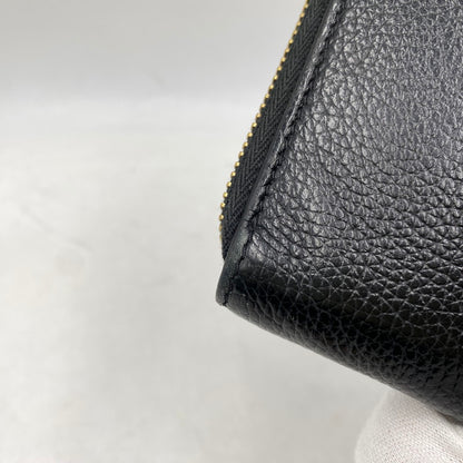 【中古品】【メンズ/レディース】 VERSACE ヴェルサーチェ 1006263 VIRTUS ROUND ZIP WALLET ヴィルトゥス ラウンド ジップ ウォレット 長財布 181-260810-cs-15-izu カラー：ブラック 万代Net店