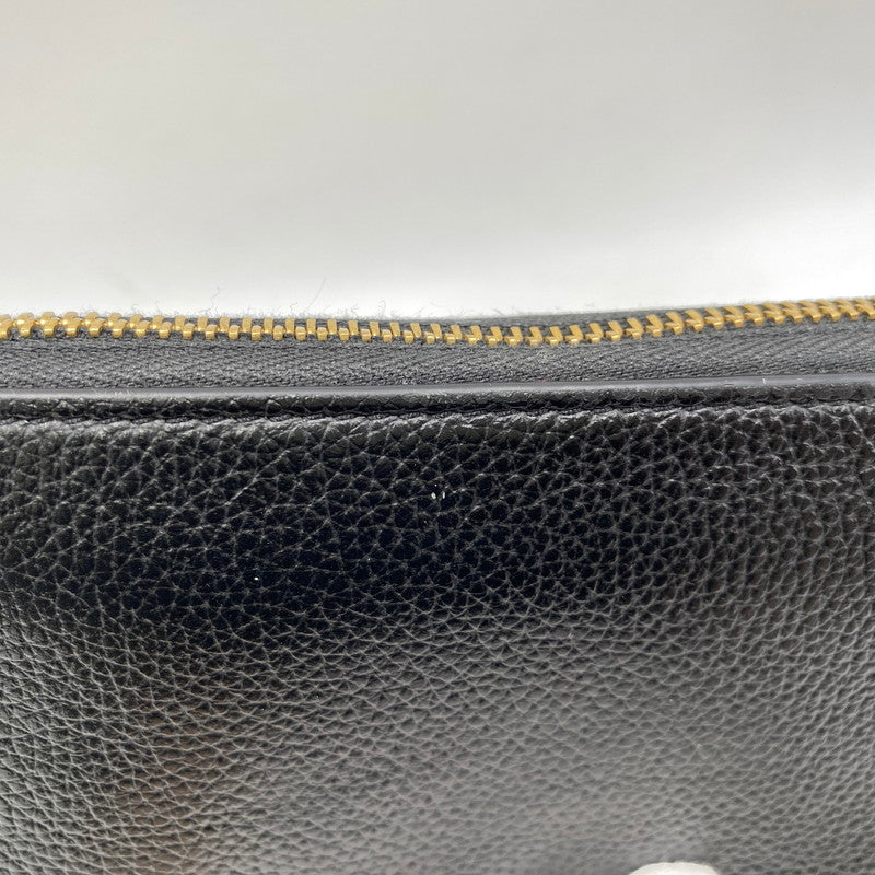 【中古品】【メンズ/レディース】 VERSACE ヴェルサーチェ 1006263 VIRTUS ROUND ZIP WALLET ヴィルトゥス ラウンド ジップ ウォレット 長財布 181-260810-cs-15-izu カラー：ブラック 万代Net店