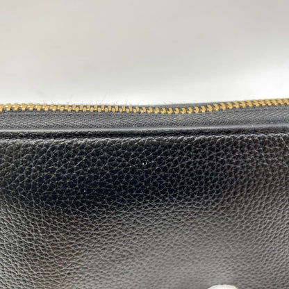 【中古品】【メンズ/レディース】 VERSACE ヴェルサーチェ 1006263 VIRTUS ROUND ZIP WALLET ヴィルトゥス ラウンド ジップ ウォレット 長財布 181-260810-cs-15-izu カラー：ブラック 万代Net店