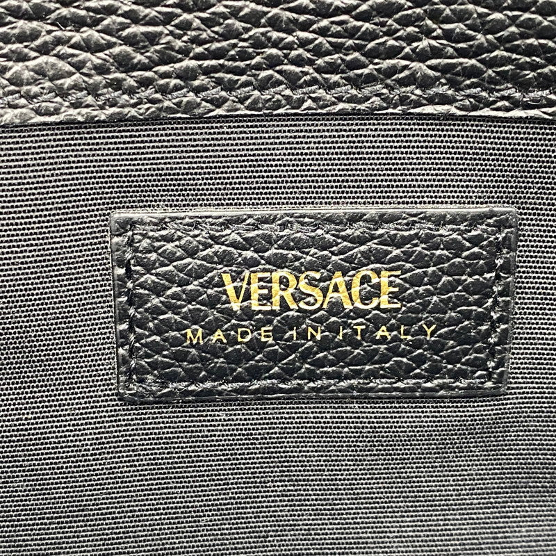 【中古品】【メンズ/レディース】 VERSACE ヴェルサーチェ 1006263 VIRTUS ROUND ZIP WALLET ヴィルトゥス ラウンド ジップ ウォレット 長財布 181-260810-cs-15-izu カラー：ブラック 万代Net店