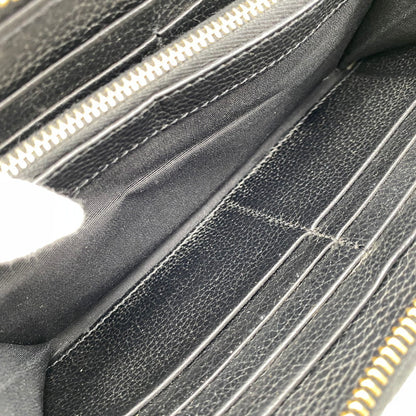 【中古品】【メンズ/レディース】 VERSACE ヴェルサーチェ 1006263 VIRTUS ROUND ZIP WALLET ヴィルトゥス ラウンド ジップ ウォレット 長財布 181-260810-cs-15-izu カラー：ブラック 万代Net店