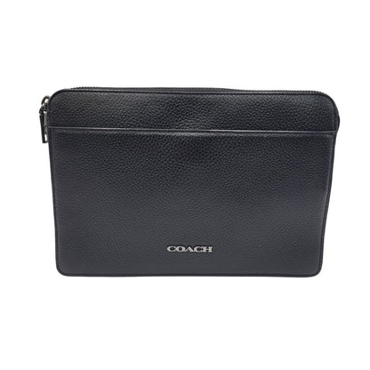 【中古品】【メンズ/レディース】 COACH コーチ SECOND BAG CW169 セカンドバッグ クラッチバッグ カバン 鞄 180-260821-as-12-izu カラー：ブラック 万代Net店
