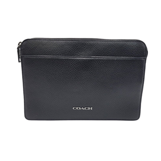 【中古品】【メンズ/レディース】 COACH コーチ SECOND BAG CW169 セカンドバッグ クラッチバッグ カバン 鞄 180-260821-as-12-izu カラー：ブラック 万代Net店