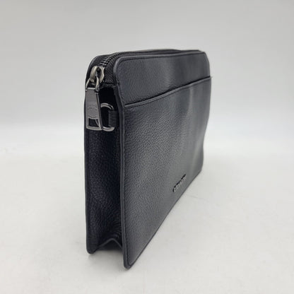 【中古品】【メンズ/レディース】 COACH コーチ SECOND BAG CW169 セカンドバッグ クラッチバッグ カバン 鞄 180-260821-as-12-izu カラー：ブラック 万代Net店