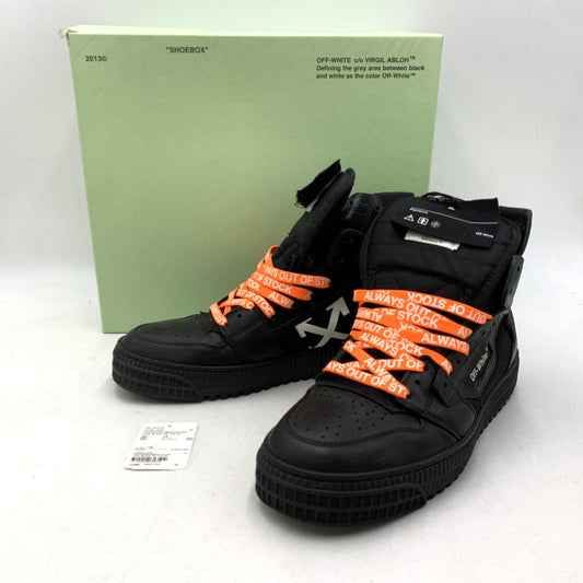 【中古品】【メンズ】 OFF-WHITE オフホワイト OMIA065S198000161000 OFF-COURT 3.0 HIGH オフコート ハイ スニーカー シューズ 靴 162-260810-cs-01-izu サイズ：40 カラー：ブラック 万代Net店