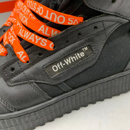 【中古品】【メンズ】 OFF-WHITE オフホワイト OMIA065S198000161000 OFF-COURT 3.0 HIGH オフコート ハイ スニーカー シューズ 靴 162-260810-cs-01-izu サイズ：40 カラー：ブラック 万代Net店
