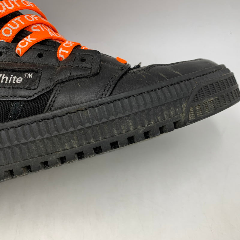 【中古品】【メンズ】 OFF-WHITE オフホワイト OMIA065S198000161000 OFF-COURT 3.0 HIGH オフコート ハイ スニーカー シューズ 靴 162-260810-cs-01-izu サイズ：40 カラー：ブラック 万代Net店