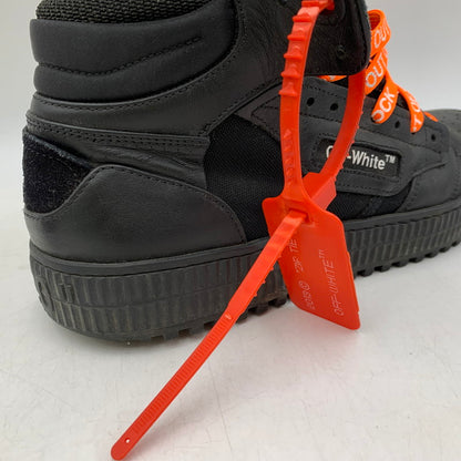 【中古品】【メンズ】 OFF-WHITE オフホワイト OMIA065S198000161000 OFF-COURT 3.0 HIGH オフコート ハイ スニーカー シューズ 靴 162-260810-cs-01-izu サイズ：40 カラー：ブラック 万代Net店