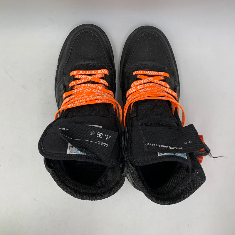 【中古品】【メンズ】 OFF-WHITE オフホワイト OMIA065S198000161000 OFF-COURT 3.0 HIGH オフコート ハイ スニーカー シューズ 靴 162-260810-cs-01-izu サイズ：40 カラー：ブラック 万代Net店