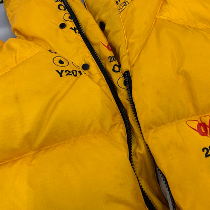 【中古品】【メンズ】 OFF-WHITE オフホワイト OMED019F19F06003 INDUSTRIAL ZIPPED PUFFER インダストリアル ジップド パファー ジャケット アウター 142-260813-kh-09-izu サイズ：M カラー：イエロー 万代Net店