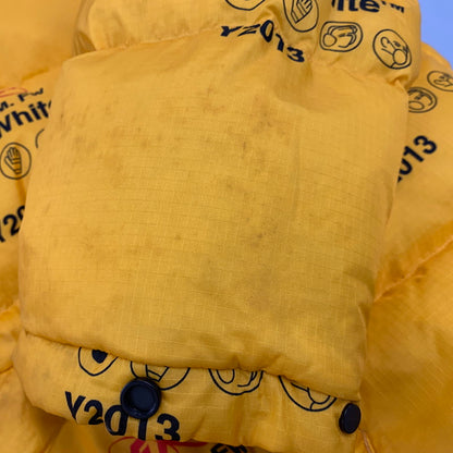 【中古品】【メンズ】 OFF-WHITE オフホワイト OMED019F19F06003 INDUSTRIAL ZIPPED PUFFER インダストリアル ジップド パファー ジャケット アウター 142-260813-kh-09-izu サイズ：M カラー：イエロー 万代Net店