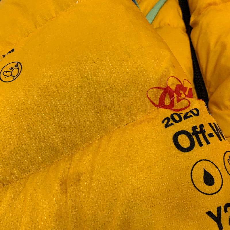 【中古品】【メンズ】 OFF-WHITE オフホワイト OMED019F19F06003 INDUSTRIAL ZIPPED PUFFER インダストリアル ジップド パファー ジャケット アウター 142-260813-kh-09-izu サイズ：M カラー：イエロー 万代Net店