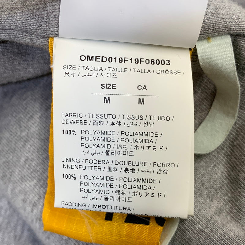 【中古品】【メンズ】 OFF-WHITE オフホワイト OMED019F19F06003 INDUSTRIAL ZIPPED PUFFER インダストリアル ジップド パファー ジャケット アウター 142-260813-kh-09-izu サイズ：M カラー：イエロー 万代Net店
