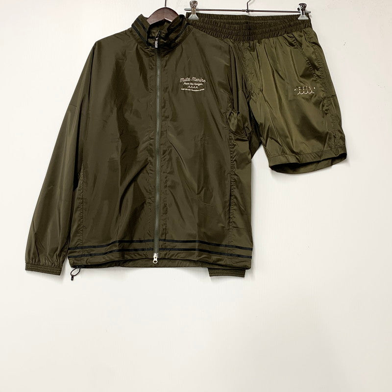 【中古美品】【メンズ】 MUTA MARINE ムータ マリン MMMK-444413 MMMK-444418 SOLOTEX ソロテックス 撥水 セットアップ 142-260810-ya-03-izu サイズ：6 カラー：カーキ 万代Net店