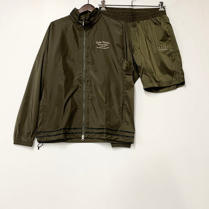 【中古美品】【メンズ】 MUTA MARINE ムータ マリン MMMK-444413 MMMK-444418 SOLOTEX ソロテックス 撥水 セットアップ 142-260810-ya-03-izu サイズ：6 カラー：カーキ 万代Net店
