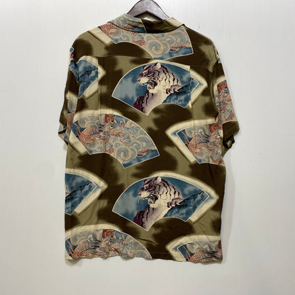 【中古品】【メンズ】 SUN SURF サンサーフ SS31191 RAYON DRAGON & TIGER ALOHA SHIRT レーヨン ドラゴン タイガー アロハ シャツ トップス 145-260811-kh-02-izu サイズ：M カラー：マルチ 万代Net店