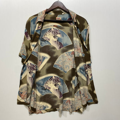 【中古品】【メンズ】 SUN SURF サンサーフ SS31191 RAYON DRAGON & TIGER ALOHA SHIRT レーヨン ドラゴン タイガー アロハ シャツ トップス 145-260811-kh-02-izu サイズ：M カラー：マルチ 万代Net店