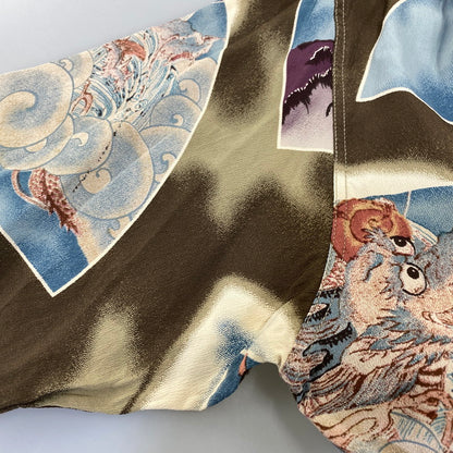 【中古品】【メンズ】 SUN SURF サンサーフ SS31191 RAYON DRAGON & TIGER ALOHA SHIRT レーヨン ドラゴン タイガー アロハ シャツ トップス 145-260811-kh-02-izu サイズ：M カラー：マルチ 万代Net店