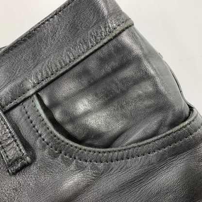 【中古品】【メンズ】 AERO LEATHER エアロレザー HORSEHIDE PANTS ホースハイド パンツ ボトムス ズボン 156-260812-cs-04-izu サイズ：32 カラー：ブラック 万代Net店