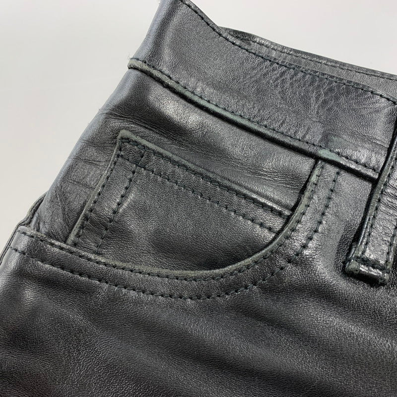 【中古品】【メンズ】 AERO LEATHER エアロレザー HORSEHIDE PANTS ホースハイド パンツ ボトムス ズボン 156-260812-cs-04-izu サイズ：32 カラー：ブラック 万代Net店