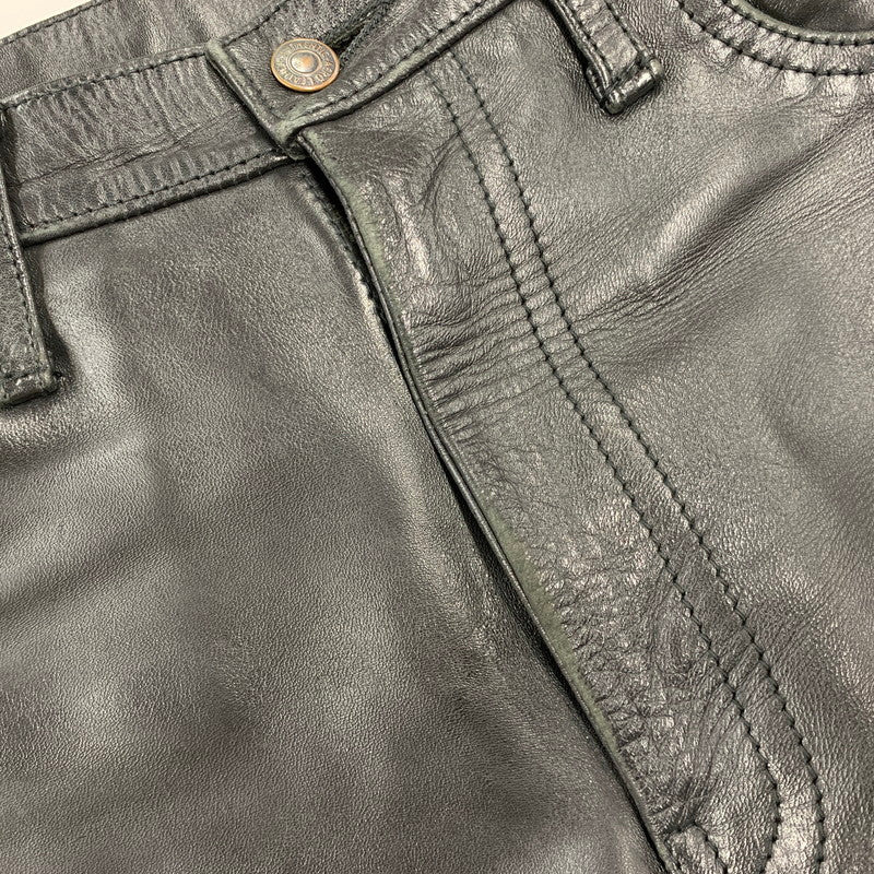 【中古品】【メンズ】 AERO LEATHER エアロレザー HORSEHIDE PANTS ホースハイド パンツ ボトムス ズボン 156-260812-cs-04-izu サイズ：32 カラー：ブラック 万代Net店