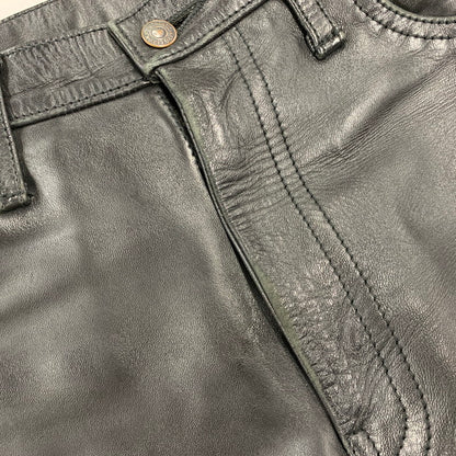 【中古品】【メンズ】 AERO LEATHER エアロレザー HORSEHIDE PANTS ホースハイド パンツ ボトムス ズボン 156-260812-cs-04-izu サイズ：32 カラー：ブラック 万代Net店