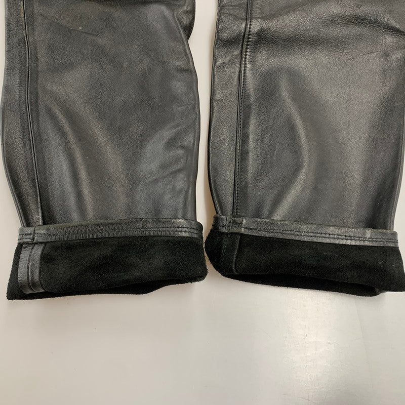 【中古品】【メンズ】 AERO LEATHER エアロレザー HORSEHIDE PANTS ホースハイド パンツ ボトムス ズボン 156-260812-cs-04-izu サイズ：32 カラー：ブラック 万代Net店