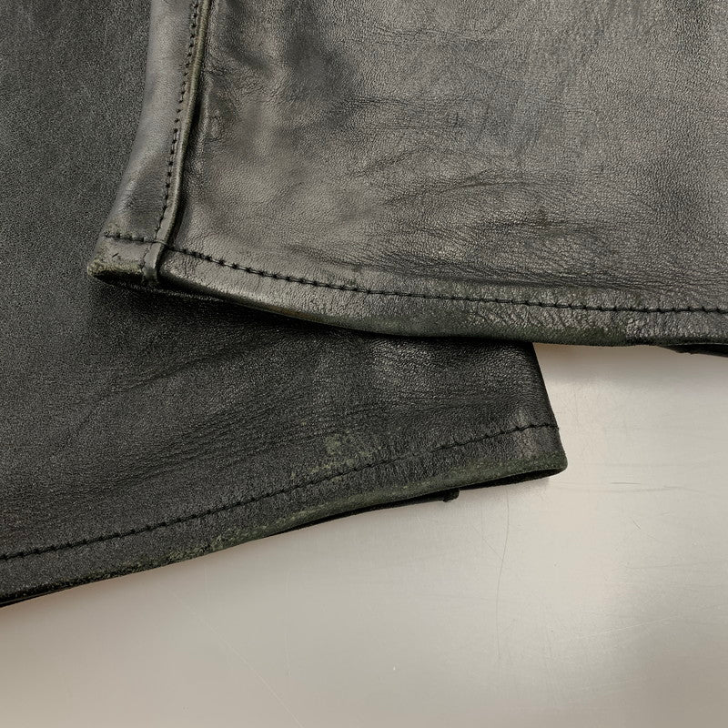 【中古品】【メンズ】 AERO LEATHER エアロレザー HORSEHIDE PANTS ホースハイド パンツ ボトムス ズボン 156-260812-cs-04-izu サイズ：32 カラー：ブラック 万代Net店