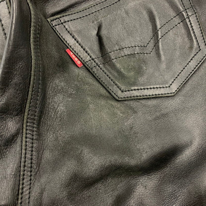 【中古品】【メンズ】 AERO LEATHER エアロレザー HORSEHIDE PANTS ホースハイド パンツ ボトムス ズボン 156-260812-cs-04-izu サイズ：32 カラー：ブラック 万代Net店