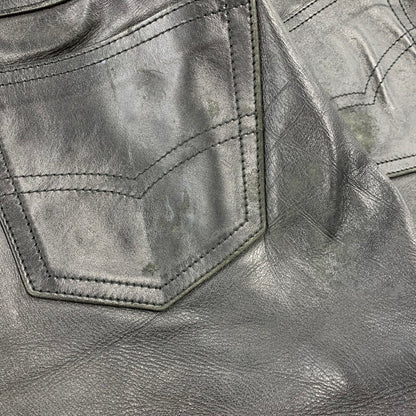 【中古品】【メンズ】 AERO LEATHER エアロレザー HORSEHIDE PANTS ホースハイド パンツ ボトムス ズボン 156-260812-cs-04-izu サイズ：32 カラー：ブラック 万代Net店