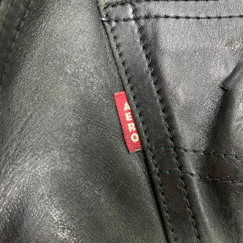 【中古品】【メンズ】 AERO LEATHER エアロレザー HORSEHIDE PANTS ホースハイド パンツ ボトムス ズボン 156-260812-cs-04-izu サイズ：32 カラー：ブラック 万代Net店
