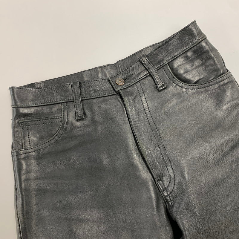 【中古品】【メンズ】 AERO LEATHER エアロレザー HORSEHIDE PANTS ホースハイド パンツ ボトムス ズボン 156-260812-cs-04-izu サイズ：32 カラー：ブラック 万代Net店