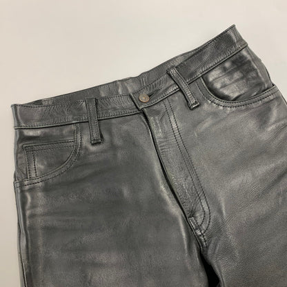 【中古品】【メンズ】 AERO LEATHER エアロレザー HORSEHIDE PANTS ホースハイド パンツ ボトムス ズボン 156-260812-cs-04-izu サイズ：32 カラー：ブラック 万代Net店