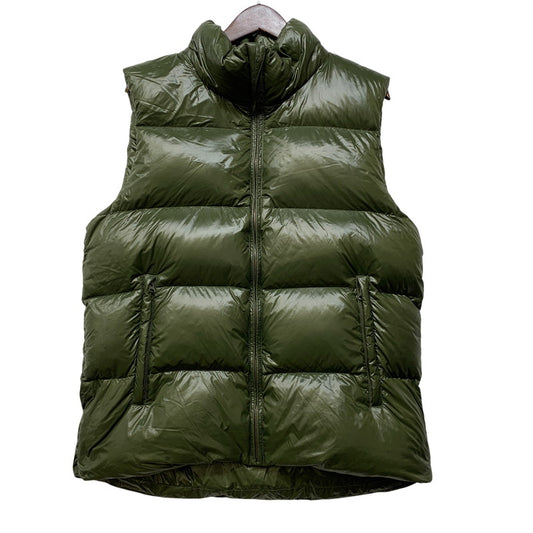 【中古品】【メンズ】 Johnbull ジョンブル NYLON DOWN VEST ナイロンダウンベスト 147-260821-as-05-izu サイズ：L カラー：グリーン 万代Net店