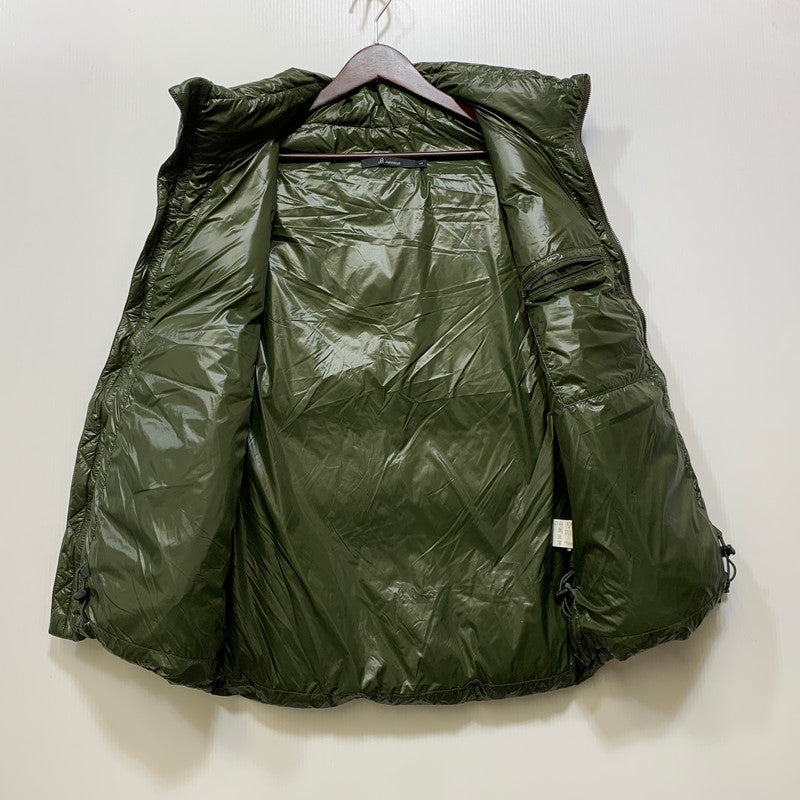 【中古品】【メンズ】 Johnbull ジョンブル NYLON DOWN VEST ナイロンダウンベスト 147-260821-as-05-izu サイズ：L カラー：グリーン 万代Net店