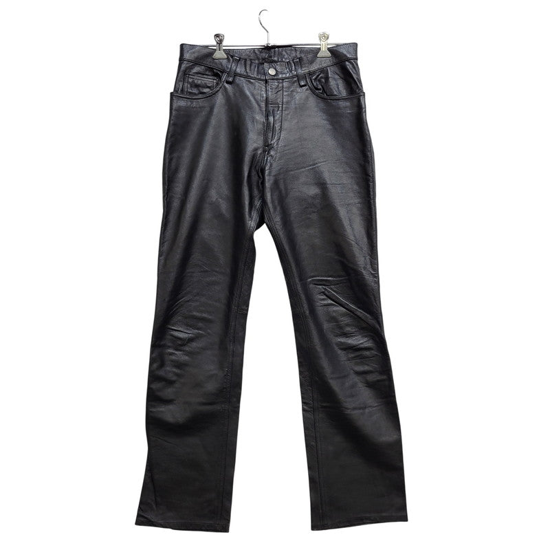 【現状渡し品】【メンズ】 CANYON DE CHELLY キャニオンデシェリー 8410104 90-00S LEATHER PANTS レザー パンツ ズボン ボトムス 157-260824-ya-22-izu サイズ：XL カラー：ブラック 万代Net店