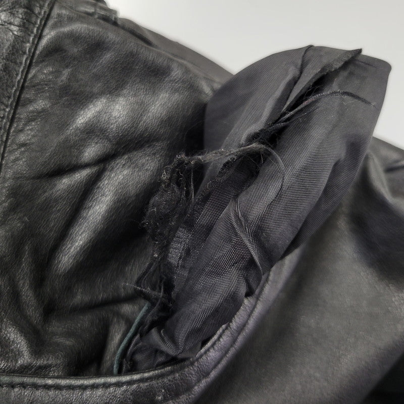 【現状渡し品】【メンズ】 CANYON DE CHELLY キャニオンデシェリー 8410104 90-00S LEATHER PANTS レザー パンツ ズボン ボトムス 157-260824-ya-22-izu サイズ：XL カラー：ブラック 万代Net店
