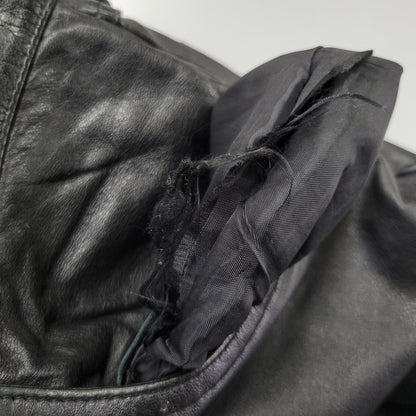 【現状渡し品】【メンズ】 CANYON DE CHELLY キャニオンデシェリー 8410104 90-00S LEATHER PANTS レザー パンツ ズボン ボトムス 157-260824-ya-22-izu サイズ：XL カラー：ブラック 万代Net店