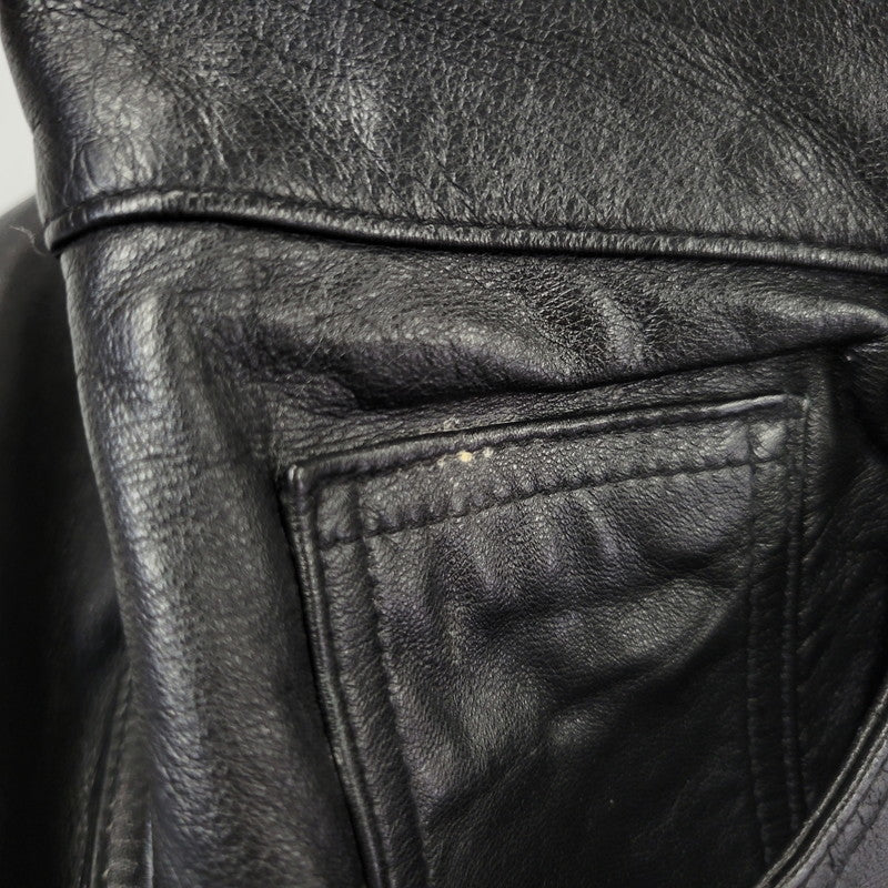 【現状渡し品】【メンズ】 CANYON DE CHELLY キャニオンデシェリー 8410104 90-00S LEATHER PANTS レザー パンツ ズボン ボトムス 157-260824-ya-22-izu サイズ：XL カラー：ブラック 万代Net店