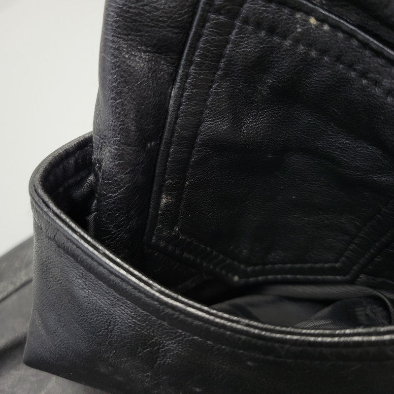 【現状渡し品】【メンズ】 CANYON DE CHELLY キャニオンデシェリー 8410104 90-00S LEATHER PANTS レザー パンツ ズボン ボトムス 157-260824-ya-22-izu サイズ：XL カラー：ブラック 万代Net店
