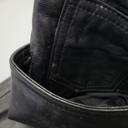 【現状渡し品】【メンズ】 CANYON DE CHELLY キャニオンデシェリー 8410104 90-00S LEATHER PANTS レザー パンツ ズボン ボトムス 157-260824-ya-22-izu サイズ：XL カラー：ブラック 万代Net店