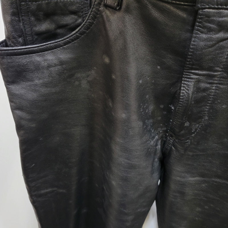 【現状渡し品】【メンズ】 CANYON DE CHELLY キャニオンデシェリー 8410104 90-00S LEATHER PANTS レザー パンツ ズボン ボトムス 157-260824-ya-22-izu サイズ：XL カラー：ブラック 万代Net店
