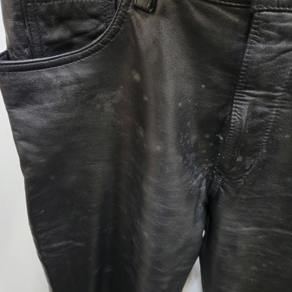 【現状渡し品】【メンズ】 CANYON DE CHELLY キャニオンデシェリー 8410104 90-00S LEATHER PANTS レザー パンツ ズボン ボトムス 157-260824-ya-22-izu サイズ：XL カラー：ブラック 万代Net店