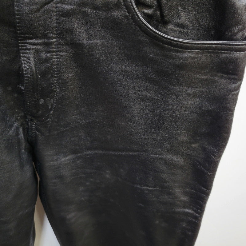 【現状渡し品】【メンズ】 CANYON DE CHELLY キャニオンデシェリー 8410104 90-00S LEATHER PANTS レザー パンツ ズボン ボトムス 157-260824-ya-22-izu サイズ：XL カラー：ブラック 万代Net店