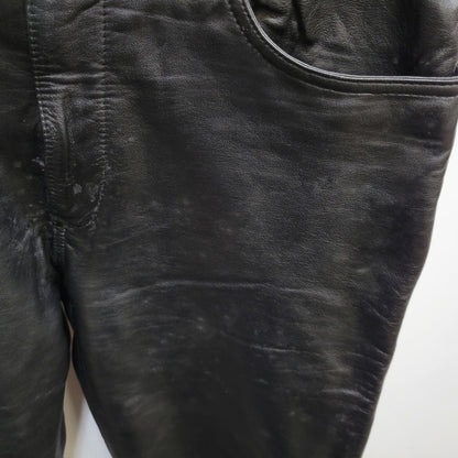 【現状渡し品】【メンズ】 CANYON DE CHELLY キャニオンデシェリー 8410104 90-00S LEATHER PANTS レザー パンツ ズボン ボトムス 157-260824-ya-22-izu サイズ：XL カラー：ブラック 万代Net店