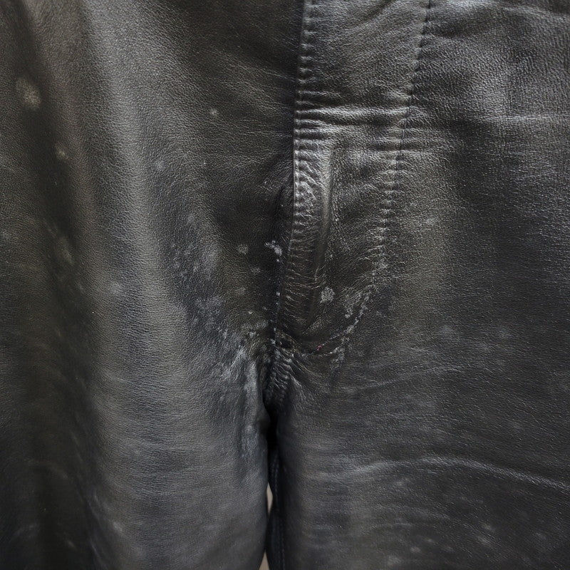 【現状渡し品】【メンズ】 CANYON DE CHELLY キャニオンデシェリー 8410104 90-00S LEATHER PANTS レザー パンツ ズボン ボトムス 157-260824-ya-22-izu サイズ：XL カラー：ブラック 万代Net店