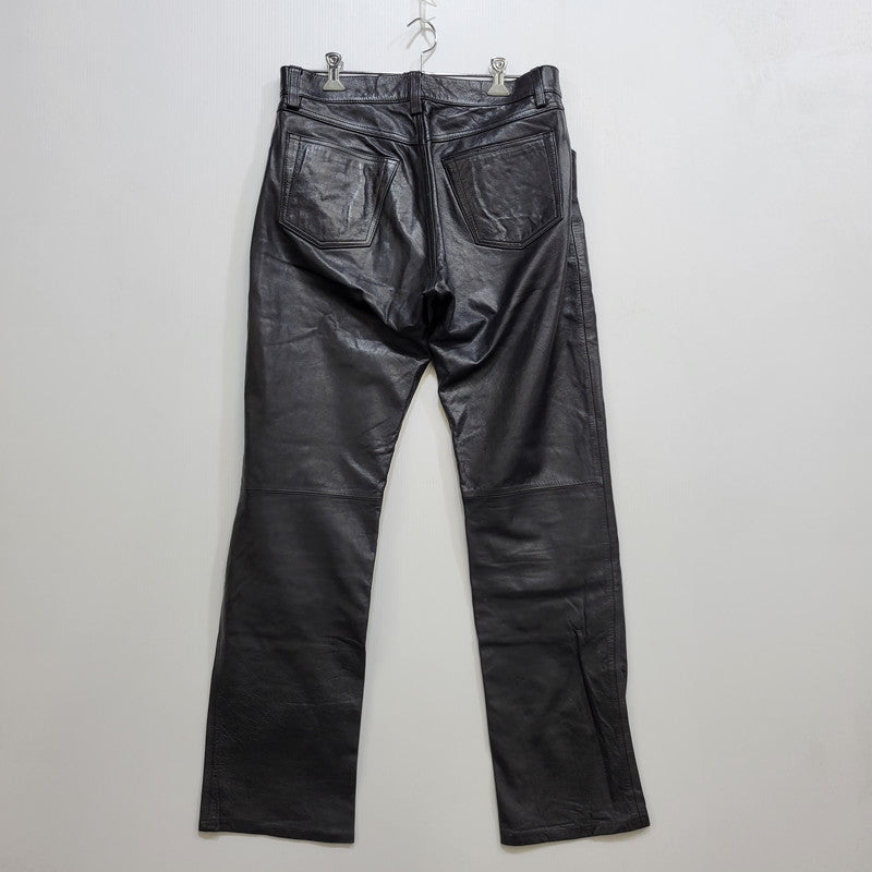 【現状渡し品】【メンズ】 CANYON DE CHELLY キャニオンデシェリー 8410104 90-00S LEATHER PANTS レザー パンツ ズボン ボトムス 157-260824-ya-22-izu サイズ：XL カラー：ブラック 万代Net店