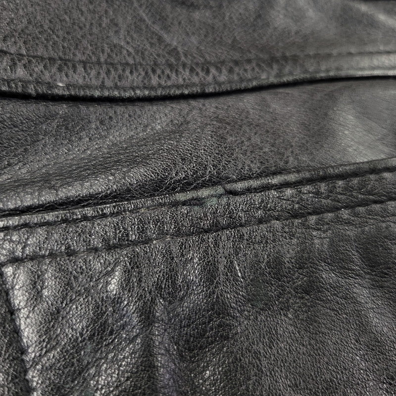 【現状渡し品】【メンズ】 CANYON DE CHELLY キャニオンデシェリー 8410104 90-00S LEATHER PANTS レザー パンツ ズボン ボトムス 157-260824-ya-22-izu サイズ：XL カラー：ブラック 万代Net店